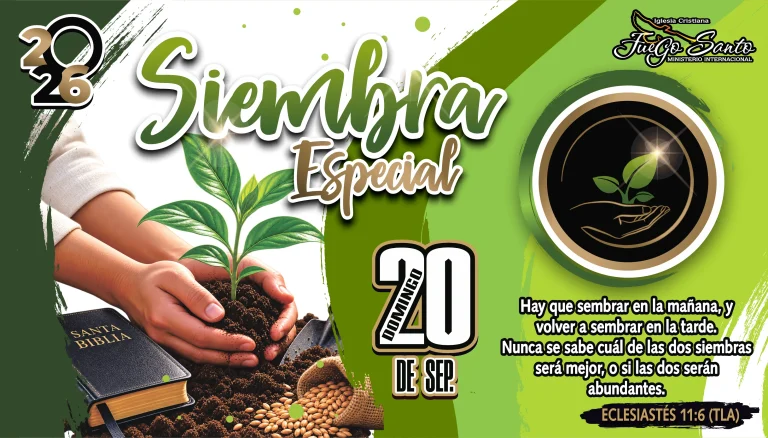 SIEMBRA ESPECIAL (Anuncio) 2026